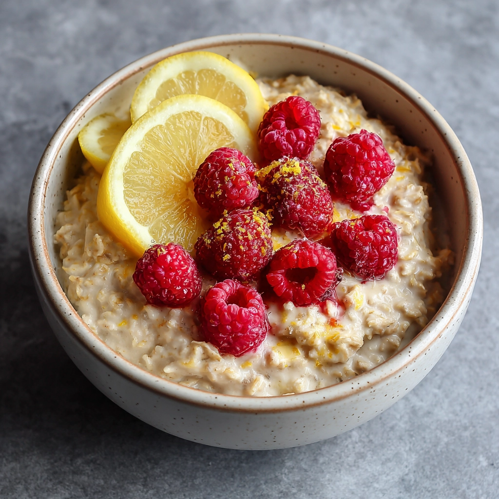 Lemon Raspberry Oatmeal Recipe
