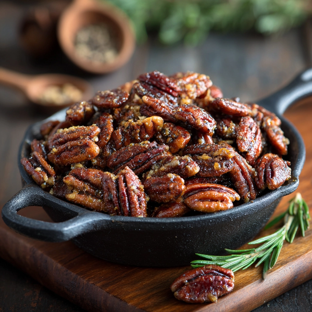Maple Cinnamon Roasted Pecans Recipe