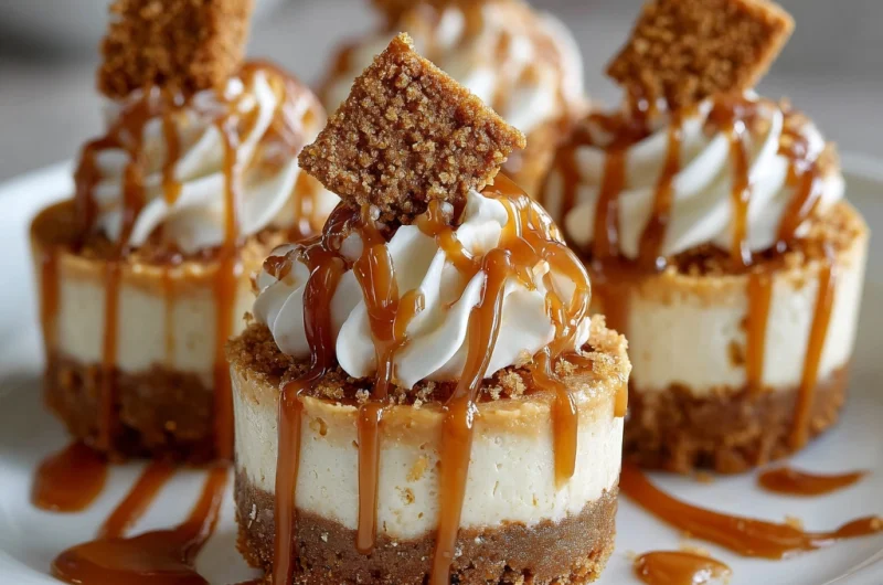 Mini Biscoff Cheesecakes
