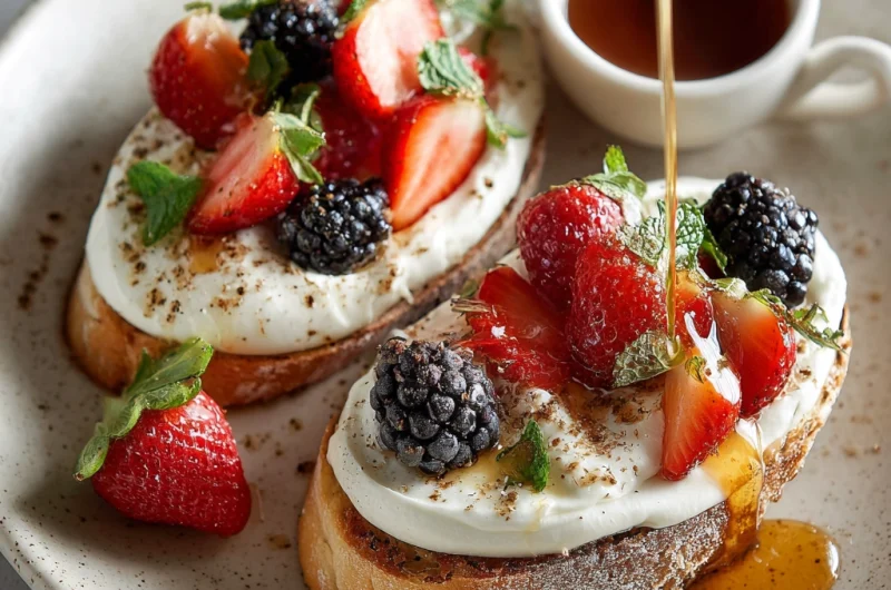 Ricotta Toast Breakfast: A Quick, Delicious, and Nutritious Morning Treat