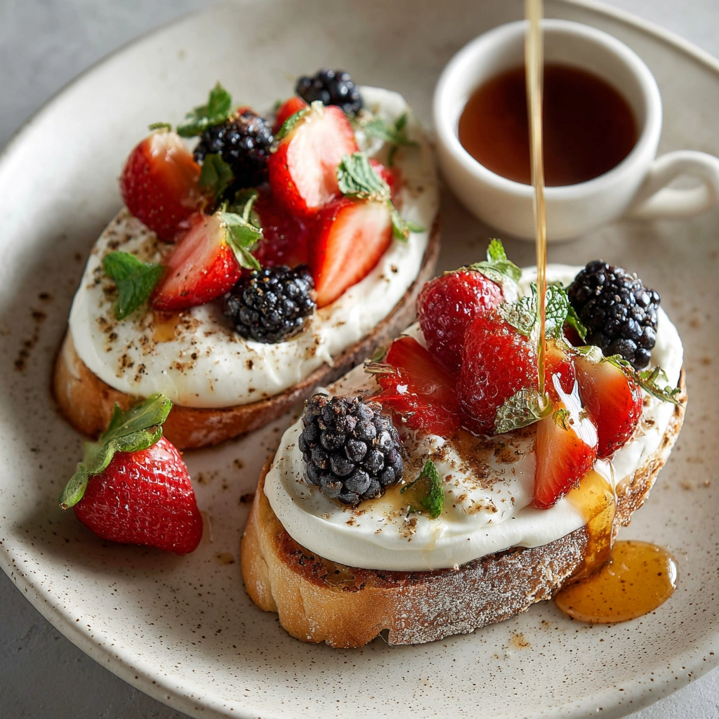 Ricotta Toast Breakfast