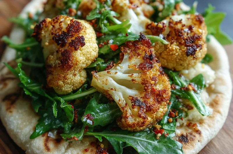 Roasted Cauliflower Pita: A Flavor-Packed, Healthy Mediterranean Delight