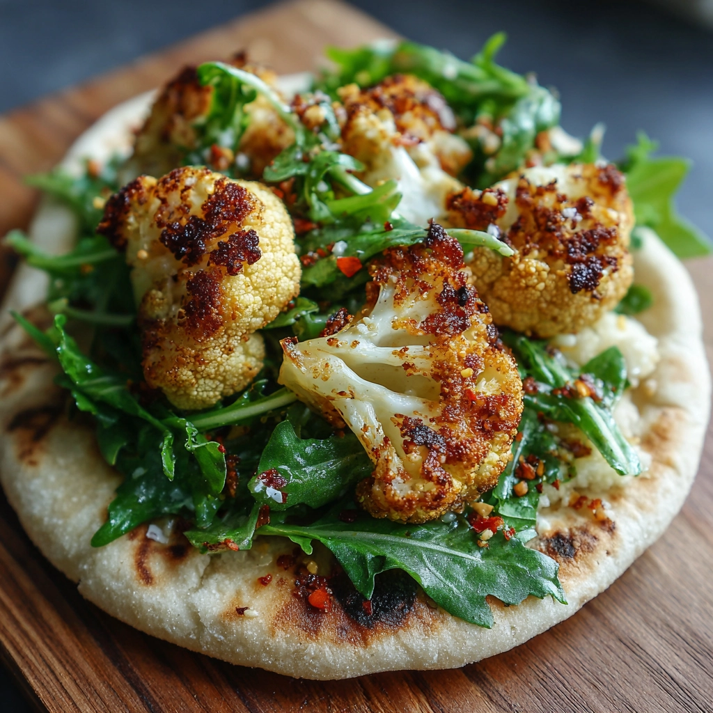 Roasted Cauliflower Pita Recipe