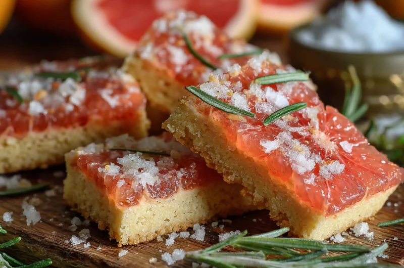 Rosemary Grapefruit Shortbread: A Fragrant Twist on a Classic Treat