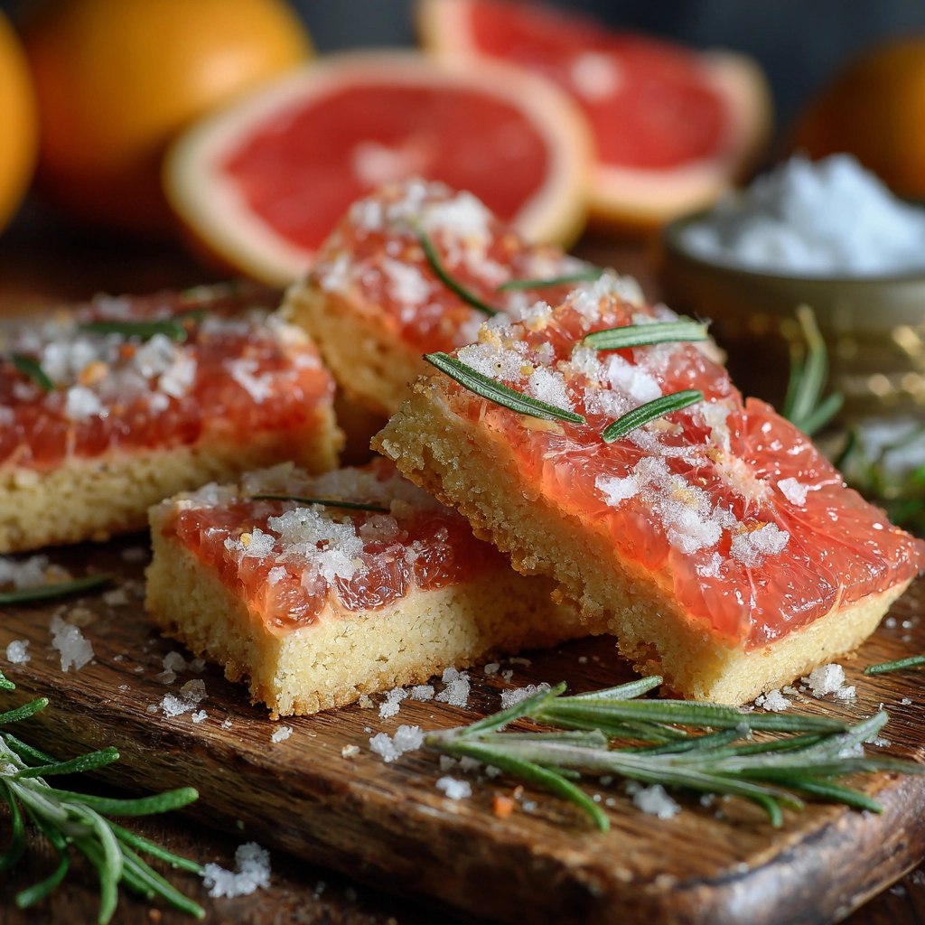Rosemary Grapefruit Shortbread Recipe