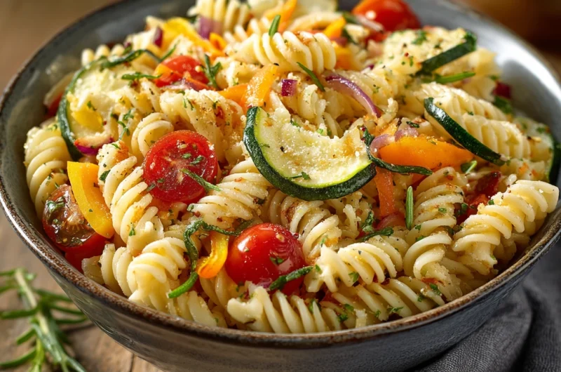Rotini Pasta Salad with Vegetables: A Fresh, Colorful, and Flavor-Packed Dish
