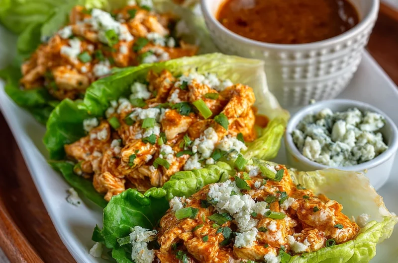 Savory Buffalo Chicken Lettuce Wraps Recipe: Spicy, Light & Protein-Packed Delight