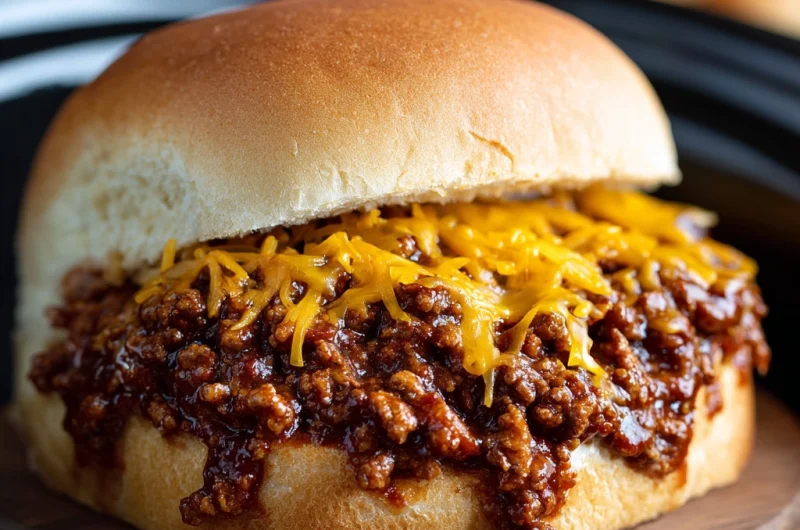 Savory Cowboy Sloppy Joes in a Crockpot