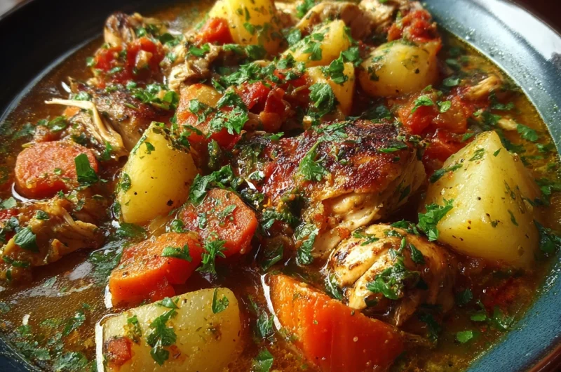 Savory Crockpot Chicken Stew Delight