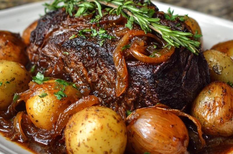 Savory Slow-Cooked French Onion Pot Roast