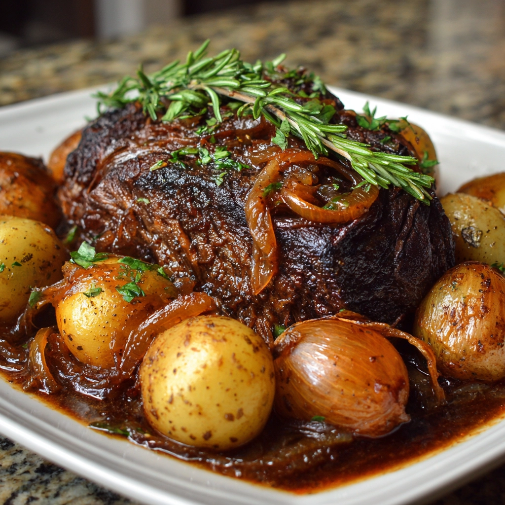 Savory Slow-Cooked French Onion Pot Roast