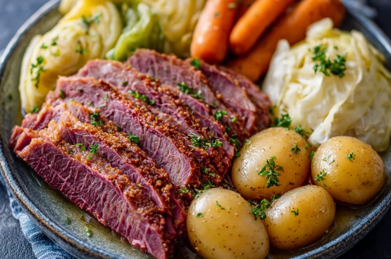 Slow Cooker Corned Beef and Cabbage