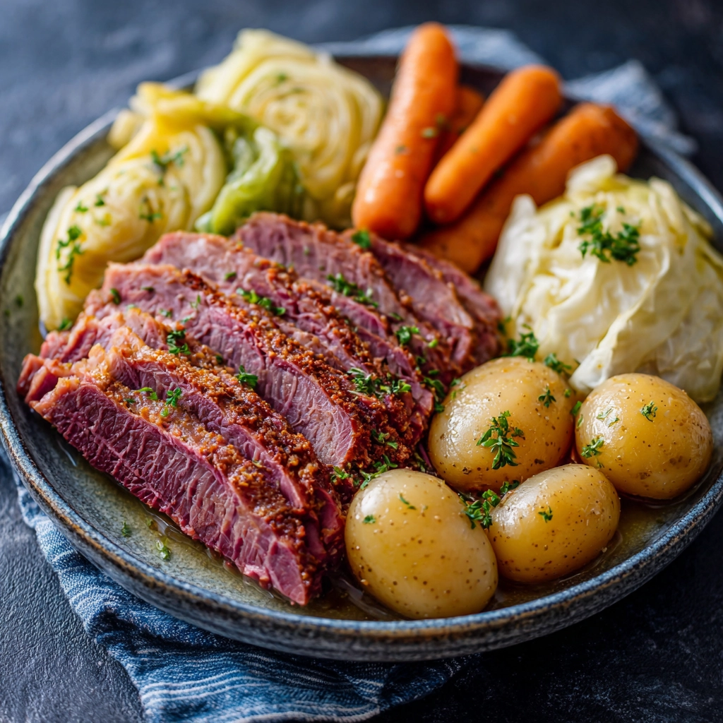 Slow Cooker Corned Beef and Cabbage