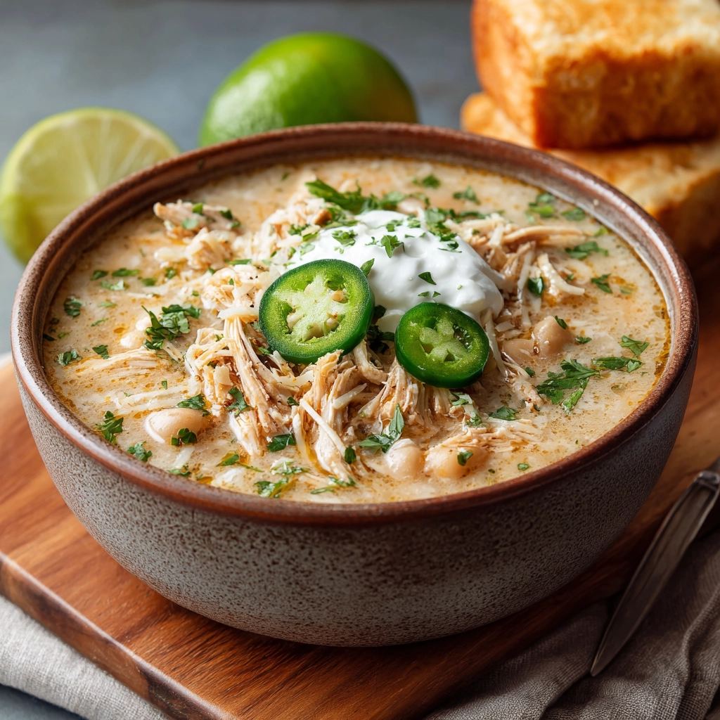 Slow Cooker White Chicken Chili Recipe