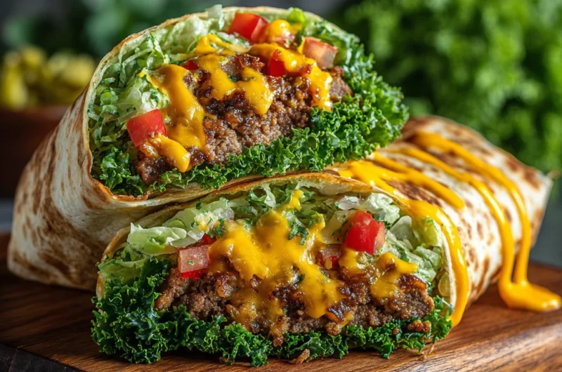 Smash Burger Wraps: Juicy, Cheesy, and Handheld Perfection