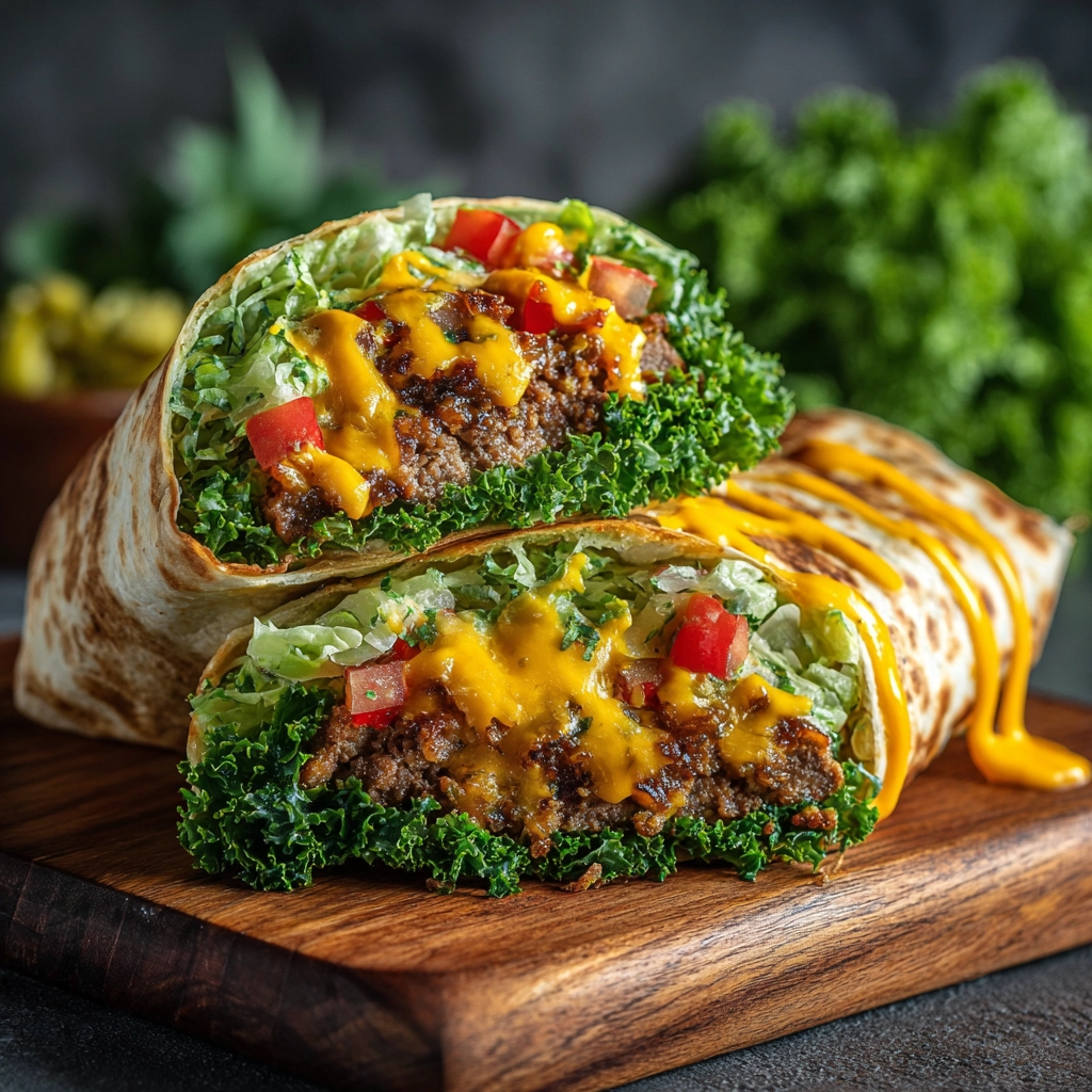 Smash Burger Wraps Recipe