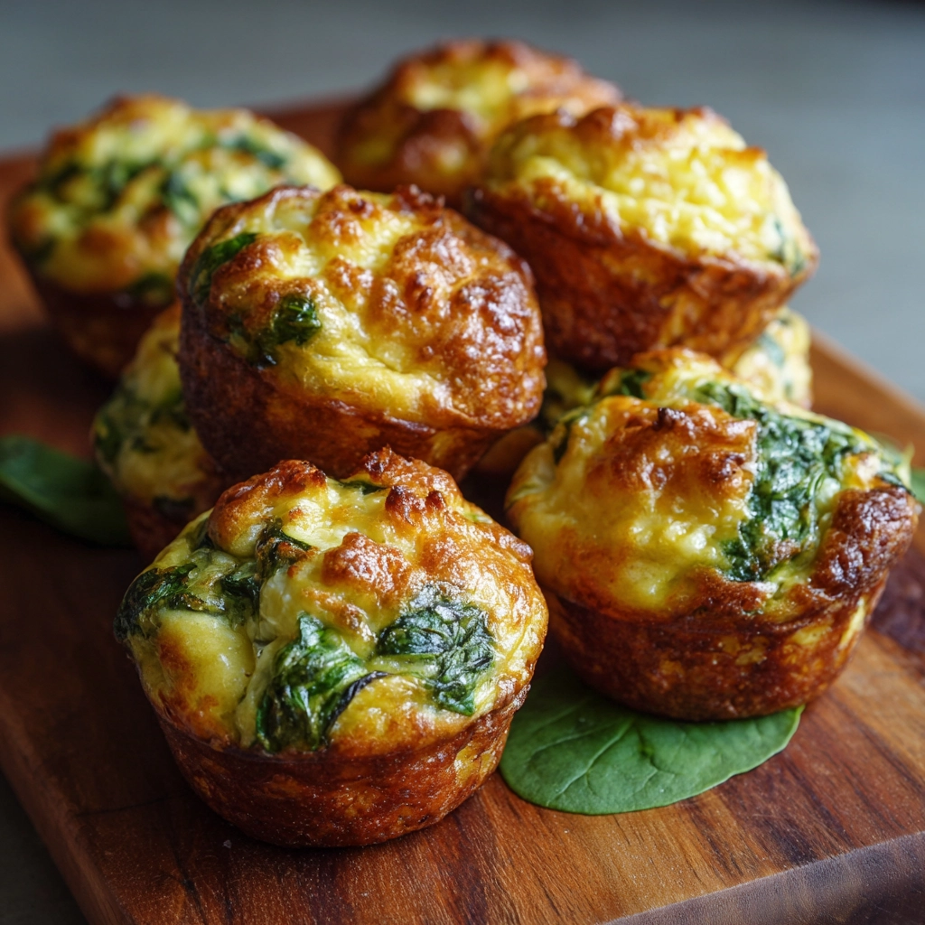 Spinach Cheese Muffins Recipe