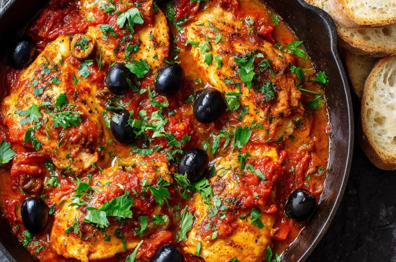 Chicken Puttanesca – Bold, Savory & Authentic Italian-Inspired Recipe