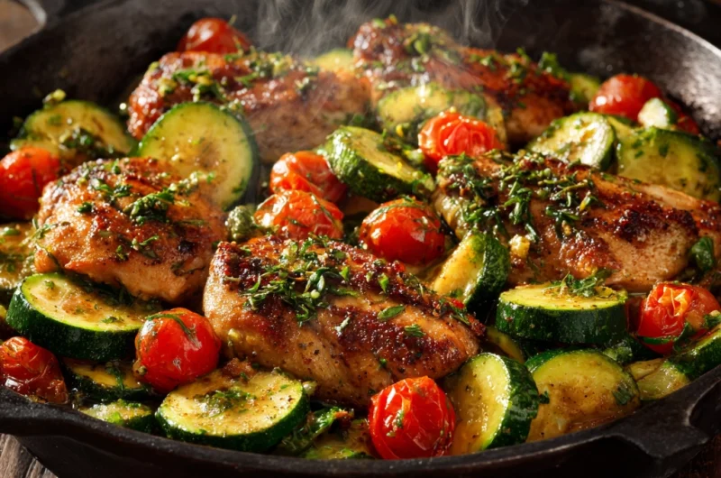Chicken Zucchini Skillet: A Quick, Healthy & Flavor-Packed One-Pan Dinner