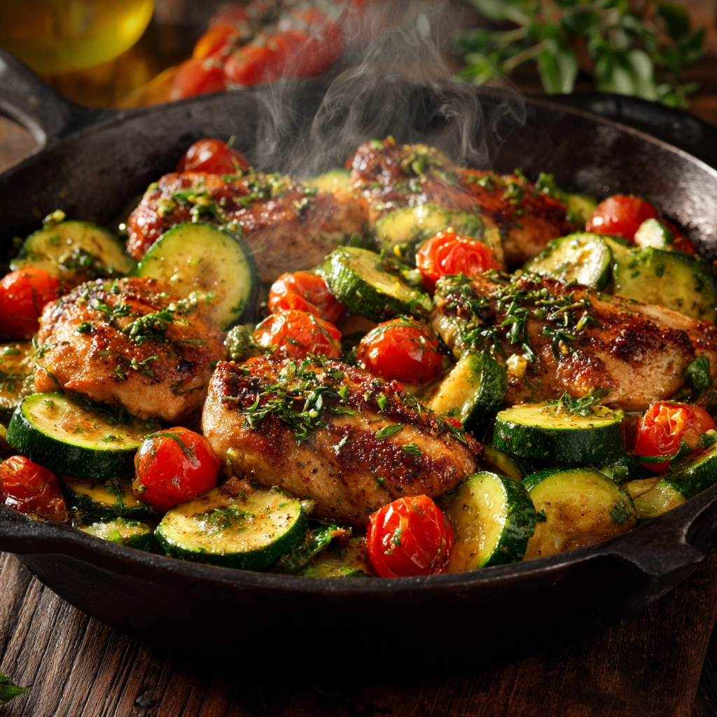 Chicken Zucchini Skillet