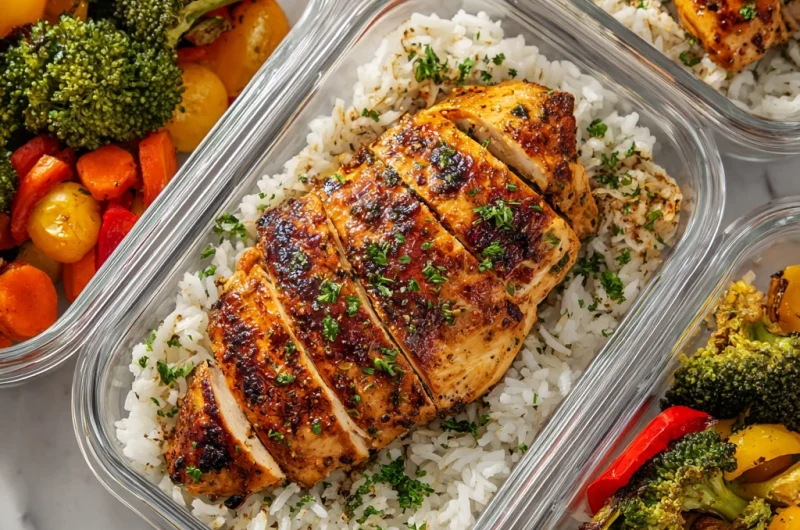 Chicken and Rice Meal Prep – Healthy, Easy & High-Protein Weekly Recipe