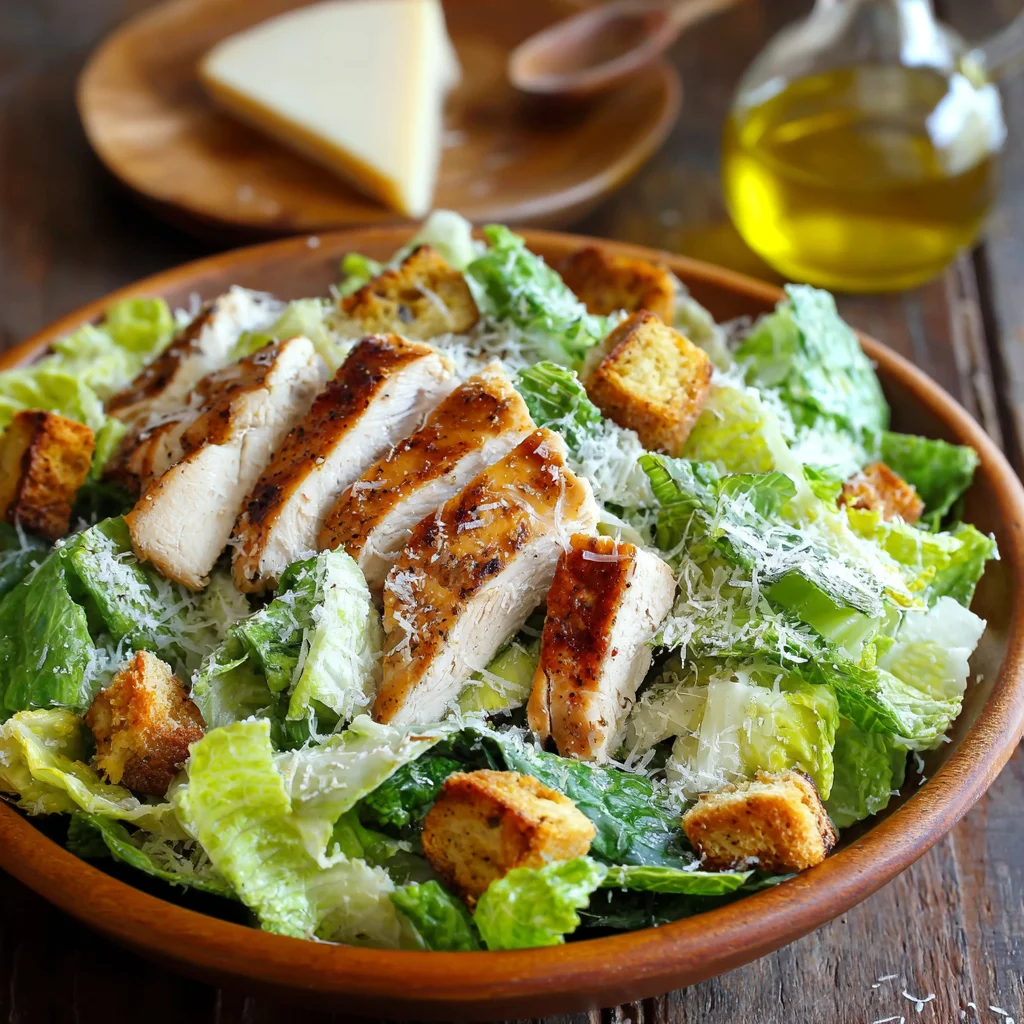 Classic Chicken Caesar Salad 