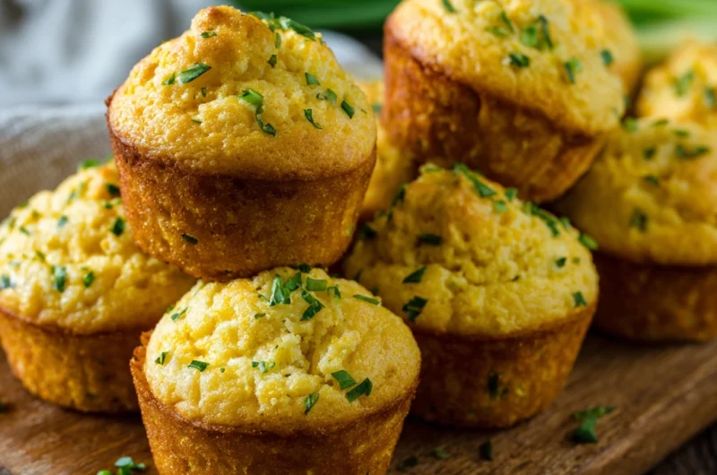 Fluffy Savory Cornbread Muffins: Soft, Flavorful & Perfect Every Time