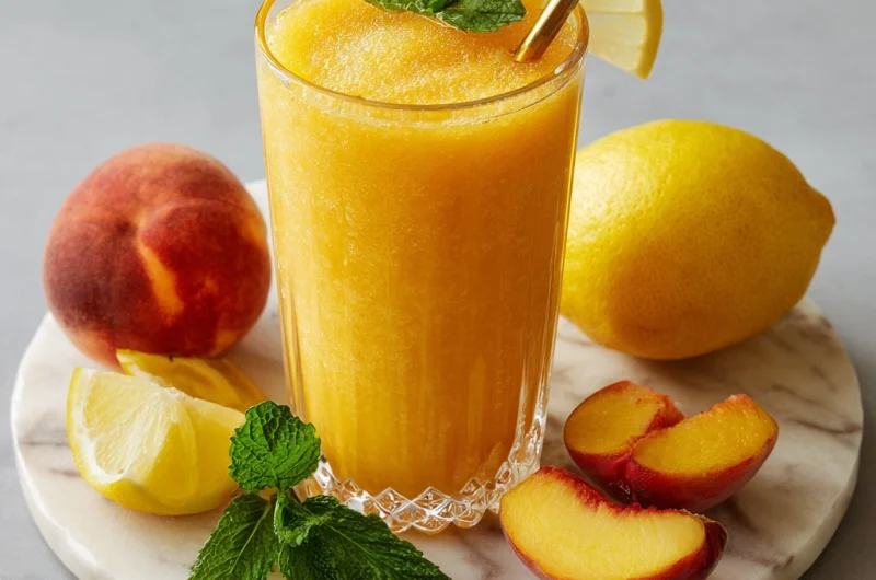 Frozen Peach Lemonade Recipe: A Refreshing Summer Drink You’ll Love