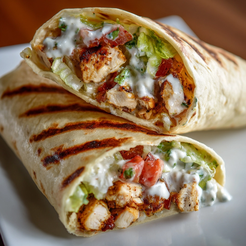 Grilled Chicken Ranch Wraps Recipe