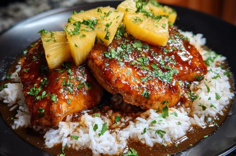 Irresistible Pineapple Brown Sugar Chicken Delight