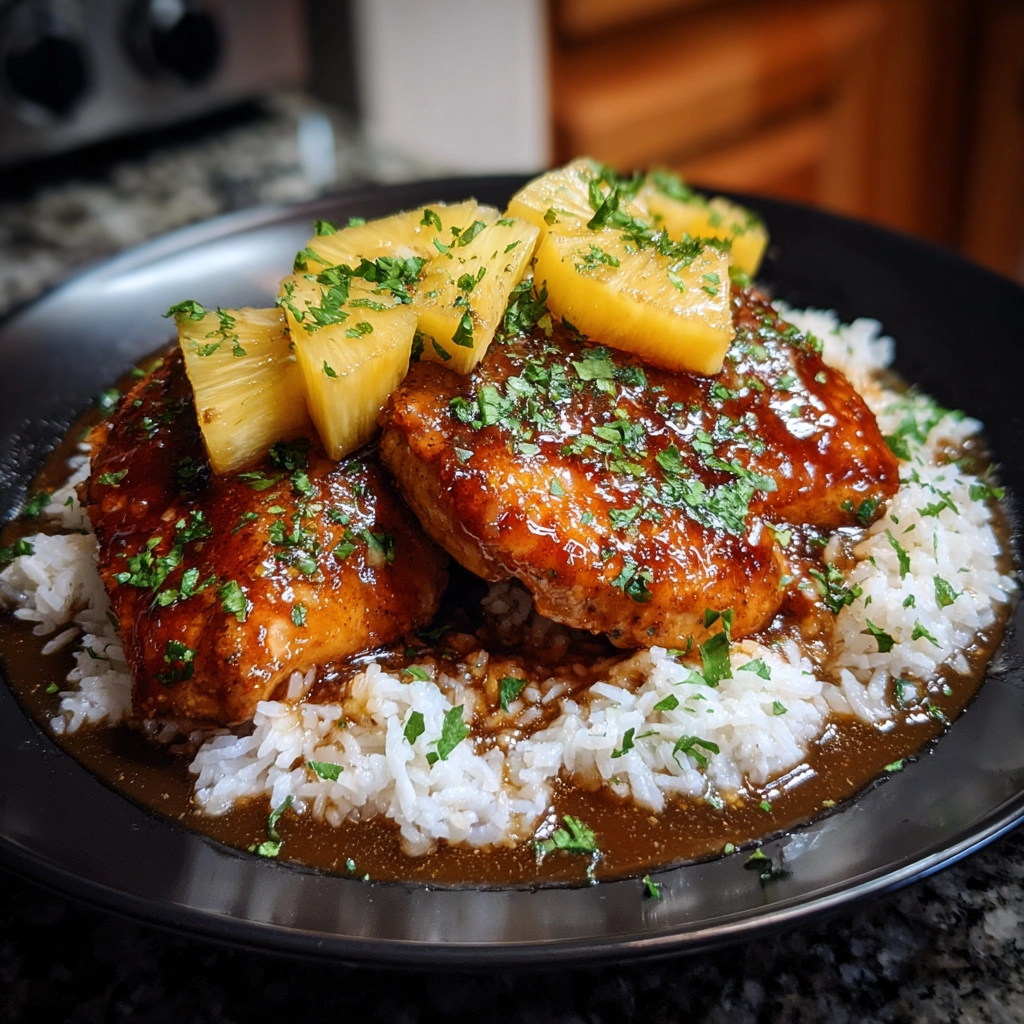 Irresistible Pineapple Brown Sugar Chicken Delight