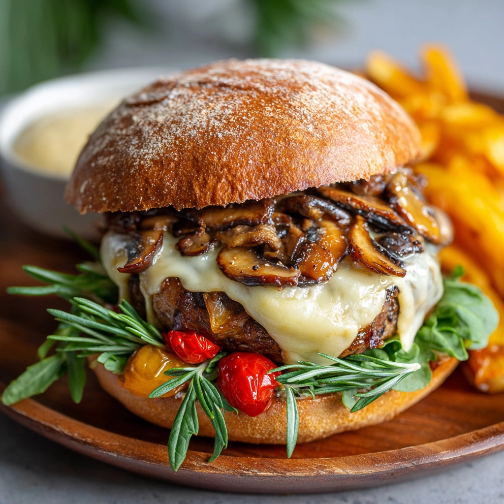Portobello Mushroom Burger Recipe