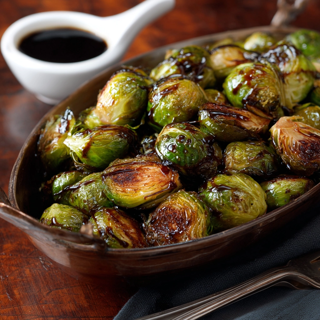 Roasted Brussels Sprouts With Balsamic Glaze Recipe