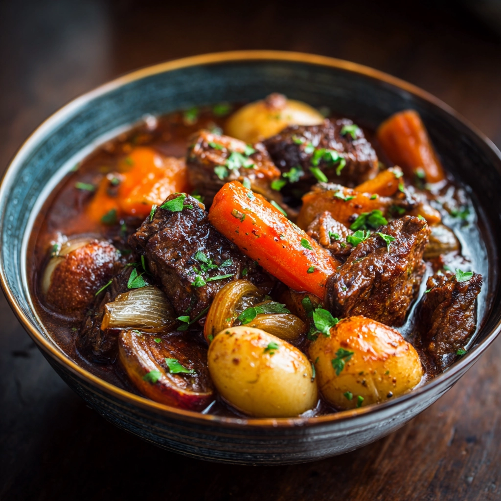 Slow Cooker Beef Stew With Root Vegetables Recipe