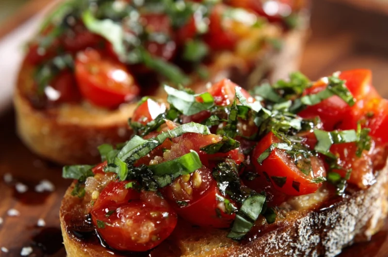 Tomato Basil Bruschetta: A Fresh and Flavorful Classic
