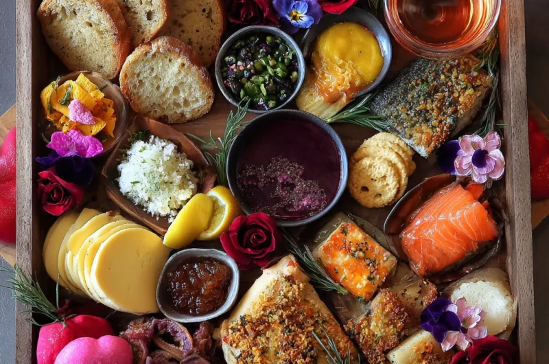 Valentine Dinner Board for Two