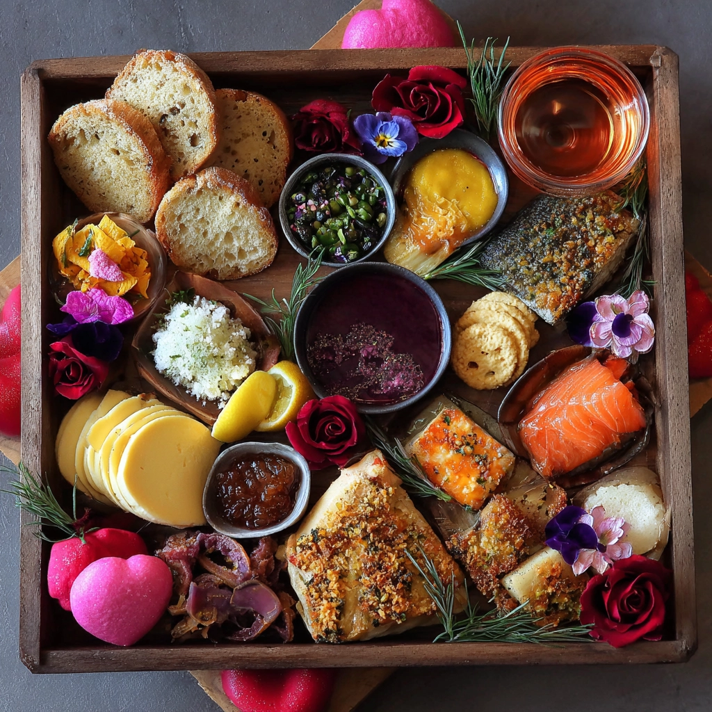Valentine Dinner Board for Two