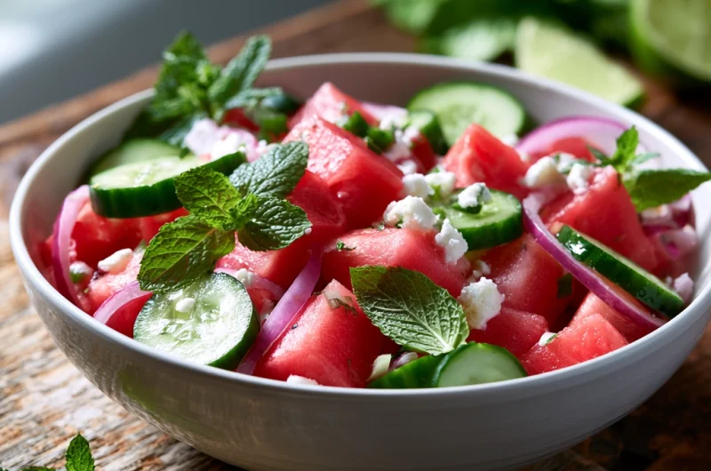 5-Minute Watermelon Feta Salad: A Refreshing Summer Favorite