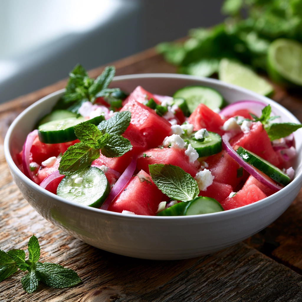 5-Minute Watermelon Feta Salad Recipe