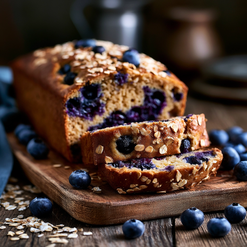 Blueberry Oatmeal Bread Recipe