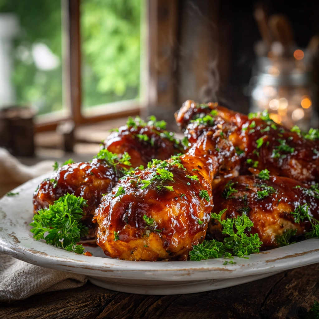 Crockpot 3-Ingredient BBQ Chicken Drumsticks