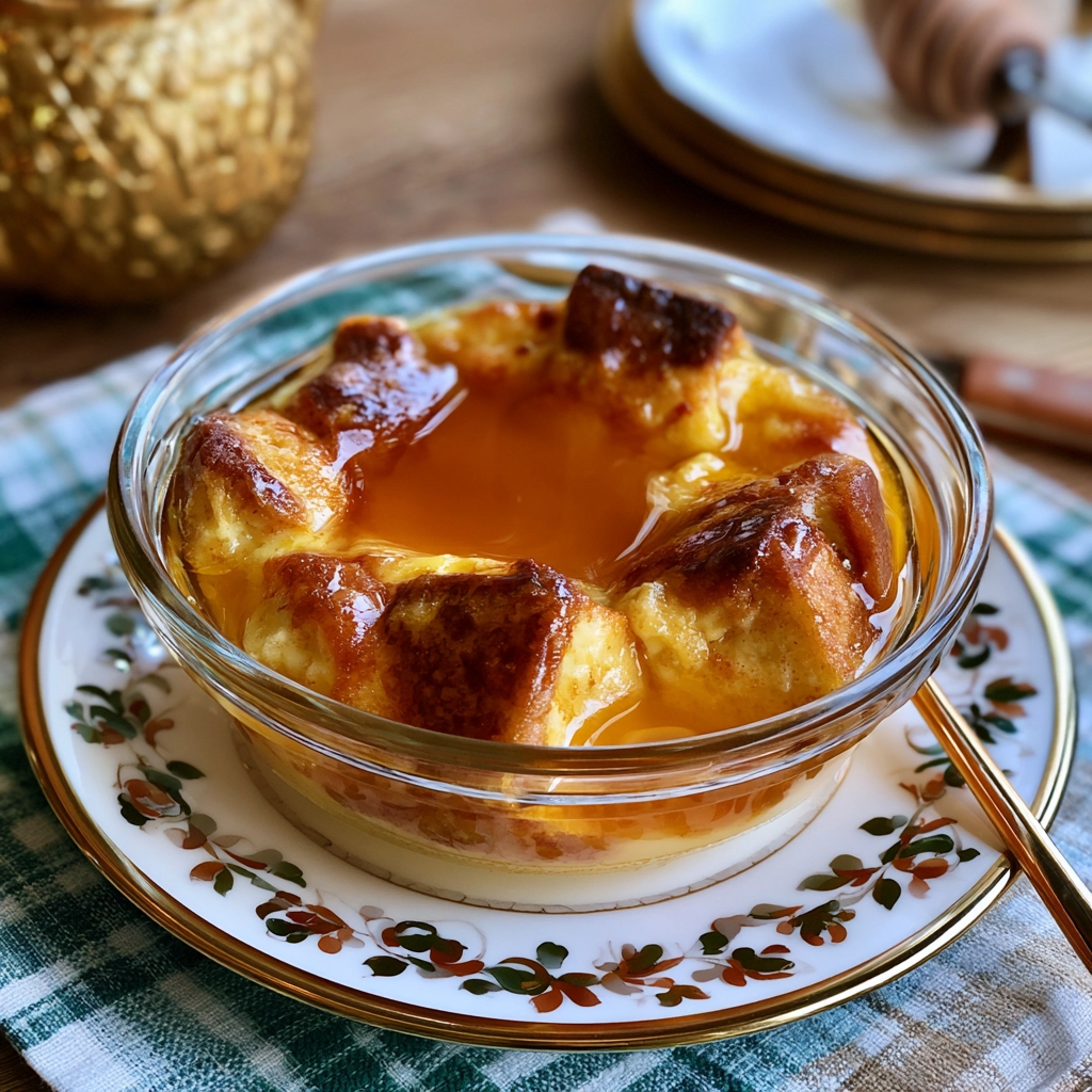 Custard Bread Pudding Recipe