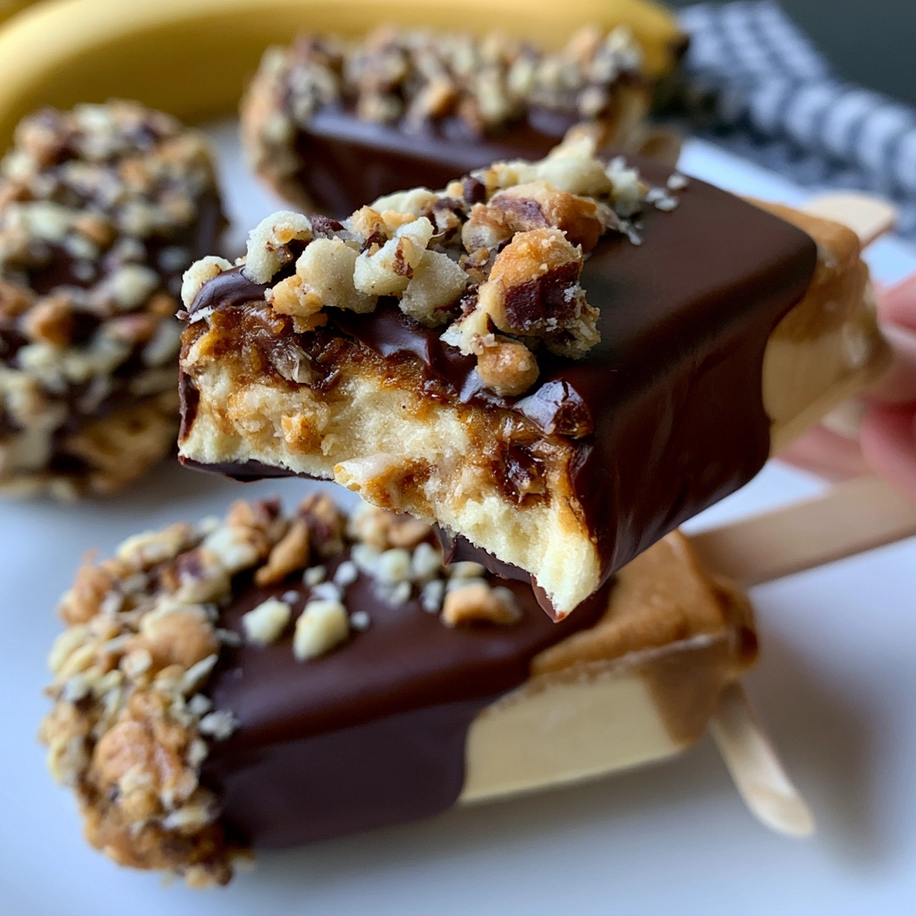 Frozen Banana Snickers Recipe