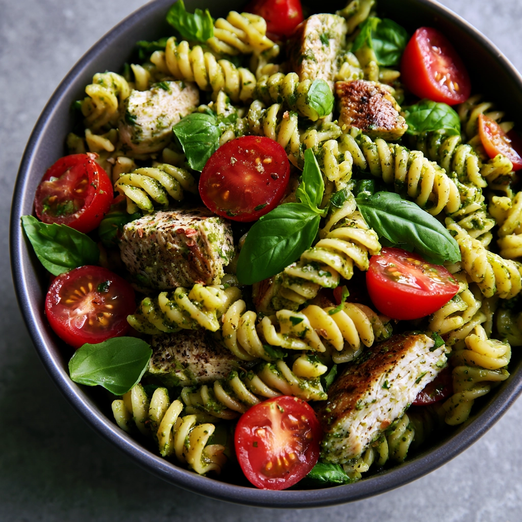 Pesto Chicken Pasta Salad Recipe