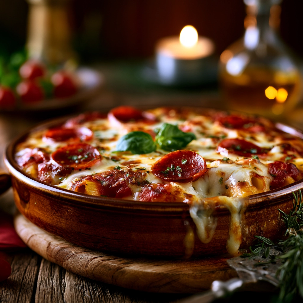 Pizza Pasta Casserole Recipe