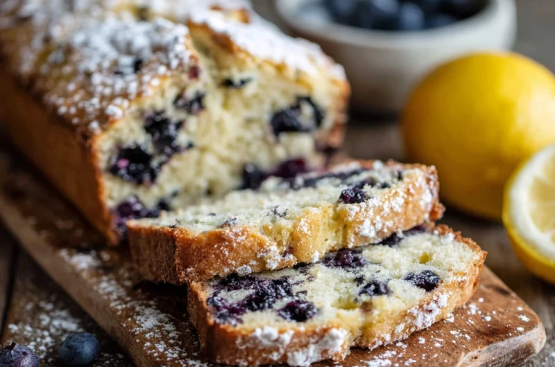 Sourdough Blueberry Lemon Quick Bread: A Bright and Flavorful Homemade Loaf