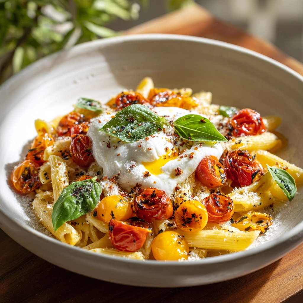 Tomato Burrata Pasta Recipe