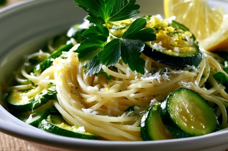 Zucchini Lemon Pasta: A Fresh, Light, and Flavorful Pasta Recipe