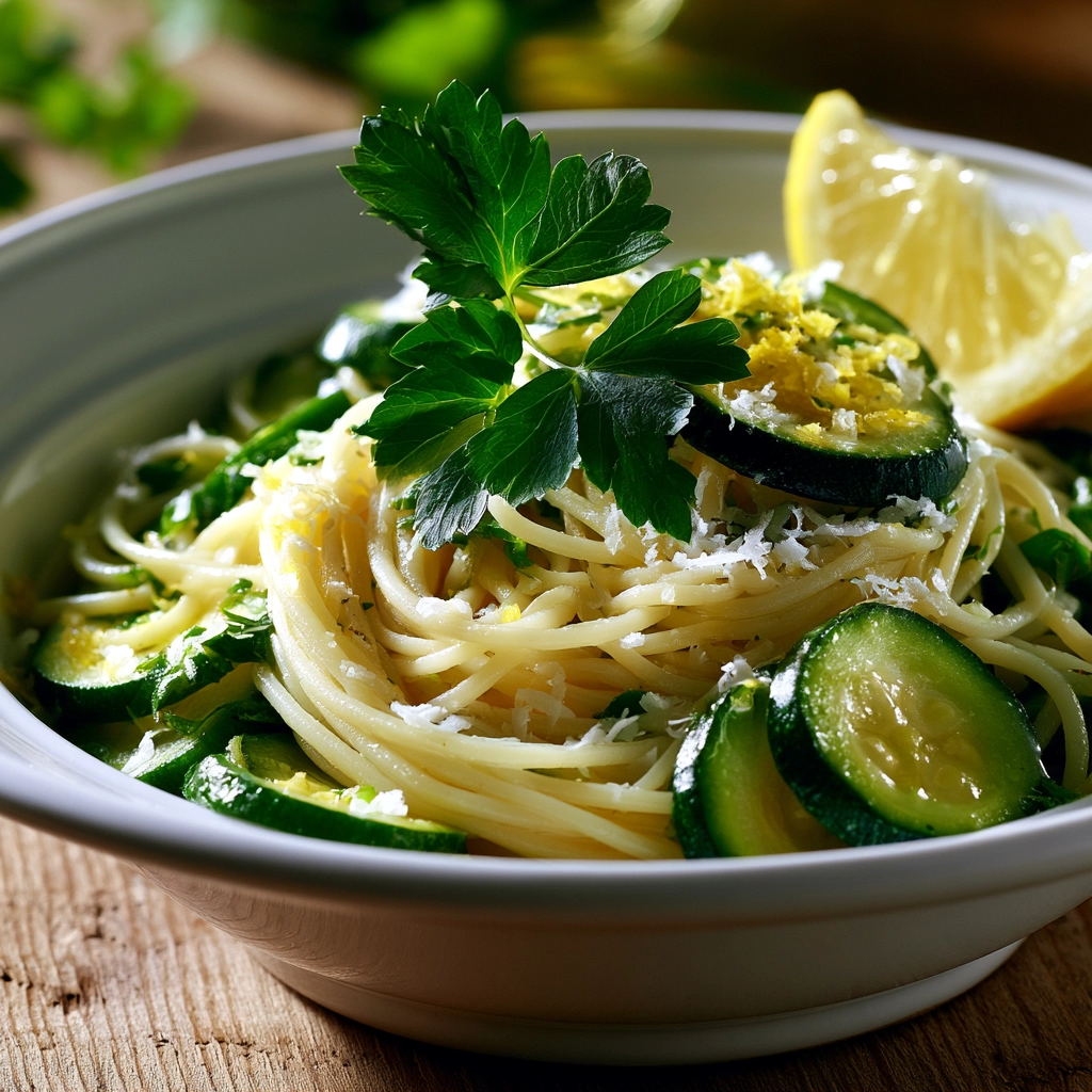 Zucchini Lemon Pasta Recipe