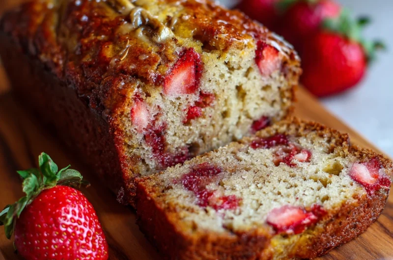Strawberry Banana Bread: A Moist and Fruity Homemade Treat